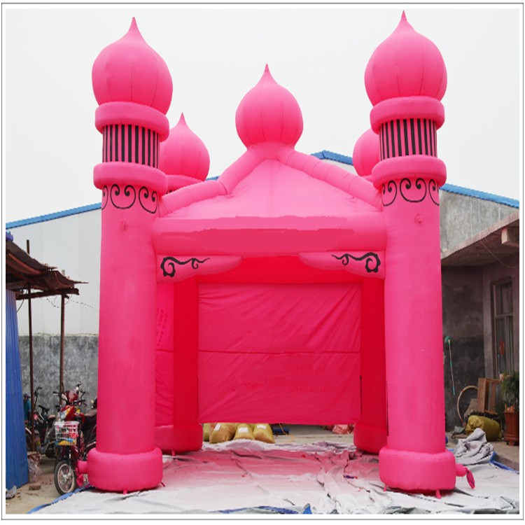 东方粉色帐篷